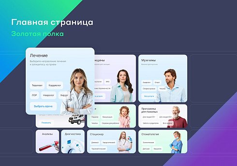 Сайт многопрофильной клиники, медицинского центра