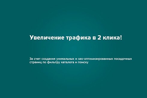 SEO Шаман: уникальные страницы по фильтрам и поиску. С мета-тегами, ЧПУ, хлебными крошками