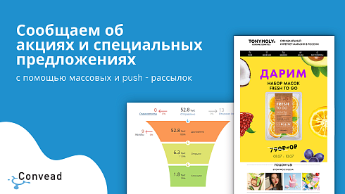 Convead: единая платформа для автоматизации и персонализации маркетинга.