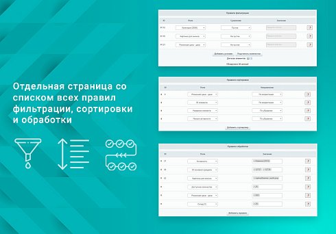 Массовая обработка разделов, элементов, предложений и их свойств, товаров, цен и остатков каталога