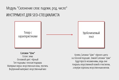 Склонение слов: падежи, род, число