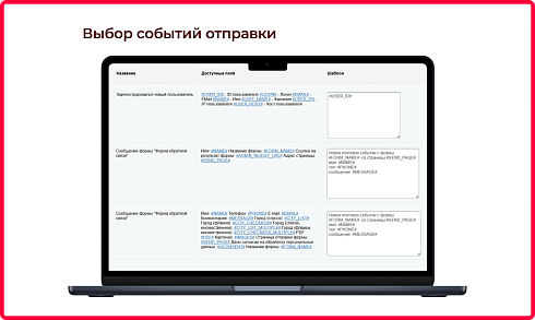 Bquadro: Уведомления в Telegram