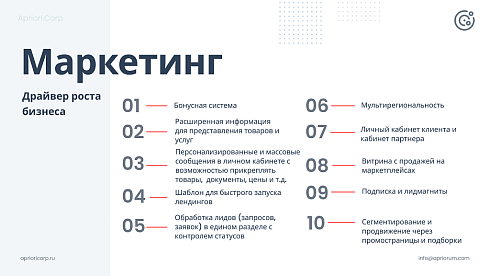 Apriori.Corp: Компания - корпоративный сайт