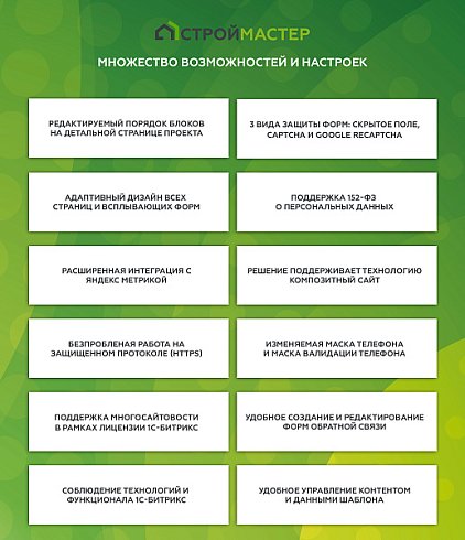 Строймастер: Сайт строительной компании
