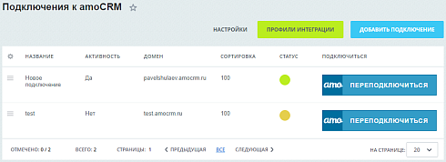 AmoCRM — интеграция с инфоблоками, веб-формами и почтовыми событиями