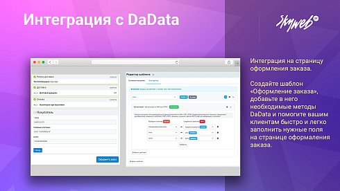 Интеграция с DaData: Гранулярные подсказки, автозаполнение форм и реквизитов заказа