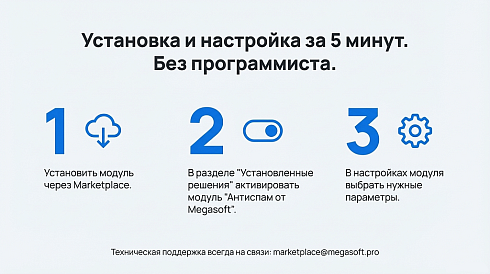 Антиспам (для форм сайта), спам фильтр, защита против ботов, без CAPTCHA (капча) от Megasoft