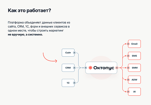 Октопус CDP: автоматизация маркетинга