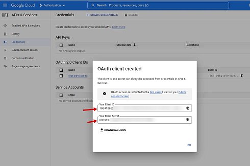 One Tap авторизация через Google (OAuth 2.0)